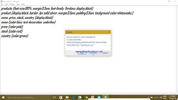 HOW TO MAKE XML FILE WITH CSS FILE USING NOTEPAD