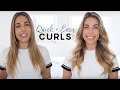 How to curl your hair (if your curls won't stay) ~ My quick + easy routine for longer lasting curls