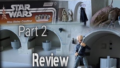 Star Wars 3.75 Deluxe HASLAB Mos Eisley Cantina | Review PART 2 