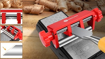 Gohelper Chisel Sharpening Jig, Wood Honing Guide for Chisels and Planes