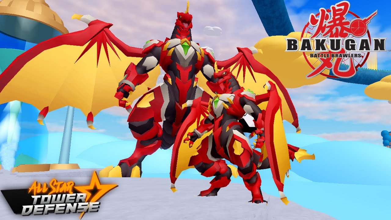 All Star Tower Defense x Bakugan! Use code DragonoidASTDBakugan and un