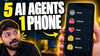 5 AI Agents, One Phone  My Content Engine in Cue by Manus