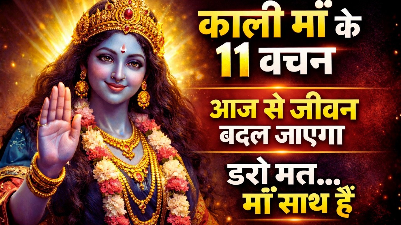 काली माँ के 11 दिव्य वचन | जीवन बदलने वाले संकल्प | Maa Kali Blessings Pravachan | Maa Ka Sandesh