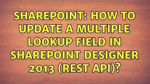 Sharepoint: How to update a multiple lookup field in SharePoint Designer 2013 (REST API)?