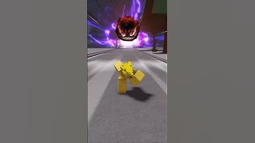 Which character can outrun hallow purple 🤔 #roblox #tsb #shorts
