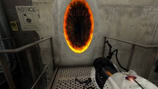 Portal 2 Chapter 8 The Fall with raytracing