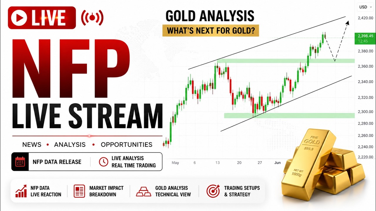 Gold LIVE During NFP | Big Moves Expected - YouTube
