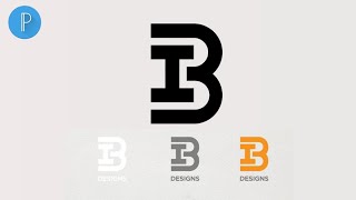 Letter I B | Logo Design | Pixellab | Tutorial | Technical Masood screenshot 1