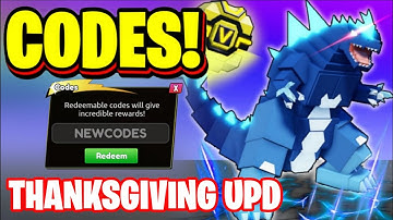 *NEW* ALL WORKING THANKSGIVING UPDATE 0.6 CODES FOR CATCH A MONSTER! ROBLOX CATCH A MONSTER CODES