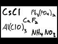 Ionic Compounds Formula Writing Quiz