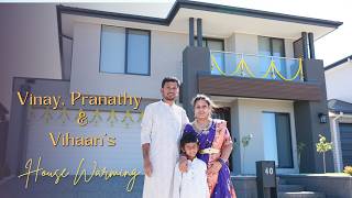 House Warming Ceremony Melbourne Vinay, Pranathy Vihaan Gruhapravesam Sekharam Art Studios