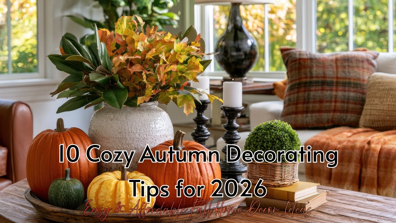 Easy & Affordable Fall Home Decor Ideas | 10 Cozy Autumn Decorating ...