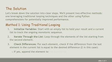 Efficiently Grouping a Python List into Monotonic Sub-lists with Equal Differences