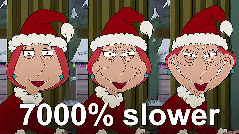 Family Guy - Lois turns into Grinch 7000% slower