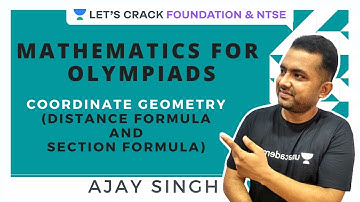 Coordinate geometry-Distance & section formula | Mathematics for SOF/Silver zone Olympiad