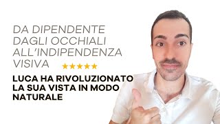 Da Dipendente dagli Occhiali, all’indipendenza visiva