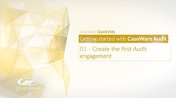 Getting started with Audit - 01: Create the first engagement
