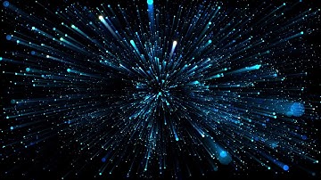 Blue Particles in Space (Skillgully) Free Motion Background