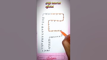 Checkered path drawing with numbers #trending #shorts #puzzle