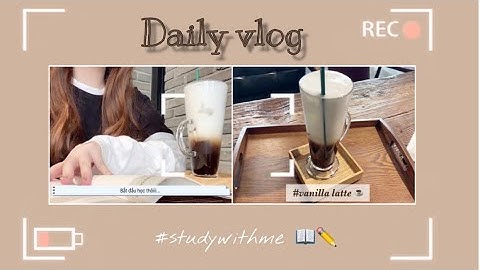 NGÀY NGHỈ ĐÔNG CỦA DU HỌC SINH HÀN QUỐC, DAILY VLOG CAFE HỌC BÀI, ĐI SIÊU THỊ