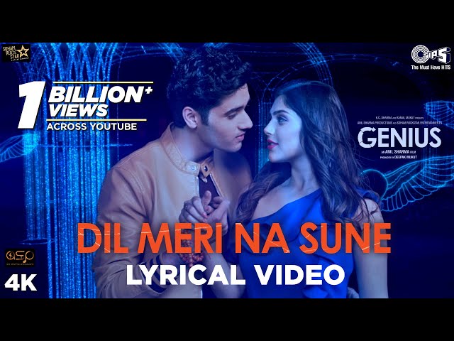 Dil Meri Na Sune Lyrical - Genius | Utkarsh Sharma, Ishita | Atif Aslam | Himesh Reshammiya class=