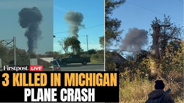 LIVE: 3 Dead After Plane Crashes in Michigan | Michigan Plane Crash | US Plane Crash Death Toll
