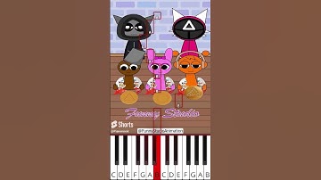 Sprunki Squid Game 2 Oren Surprised #sprunki (@FunnyStudioAnimation) - Octave Piano Tutorial