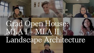 MLA I + MLA II  Landscape Architecture | RISD Graduate Open House | 2023