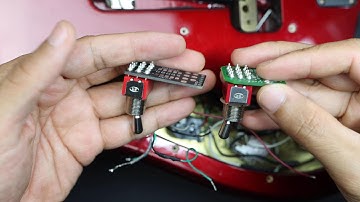 Replacing the pickup selector switch on the JP6 guitar | DIY