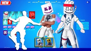 Fortnite Melloverse New Marshmello Emote Marsha And Marshinobi Skins Back Blings Pickaxes シ