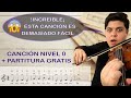 Canciones fáciles para violín Nivel 0 Parte 1 La Danza del Violín (la canción más fácil para violín)