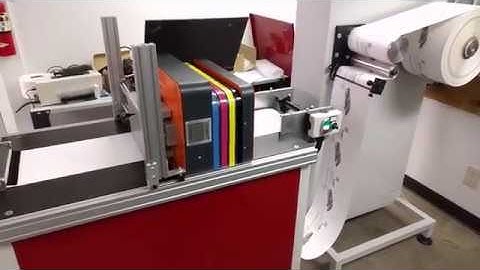 Single pass inkjet - Roll to Roll Continuous printing