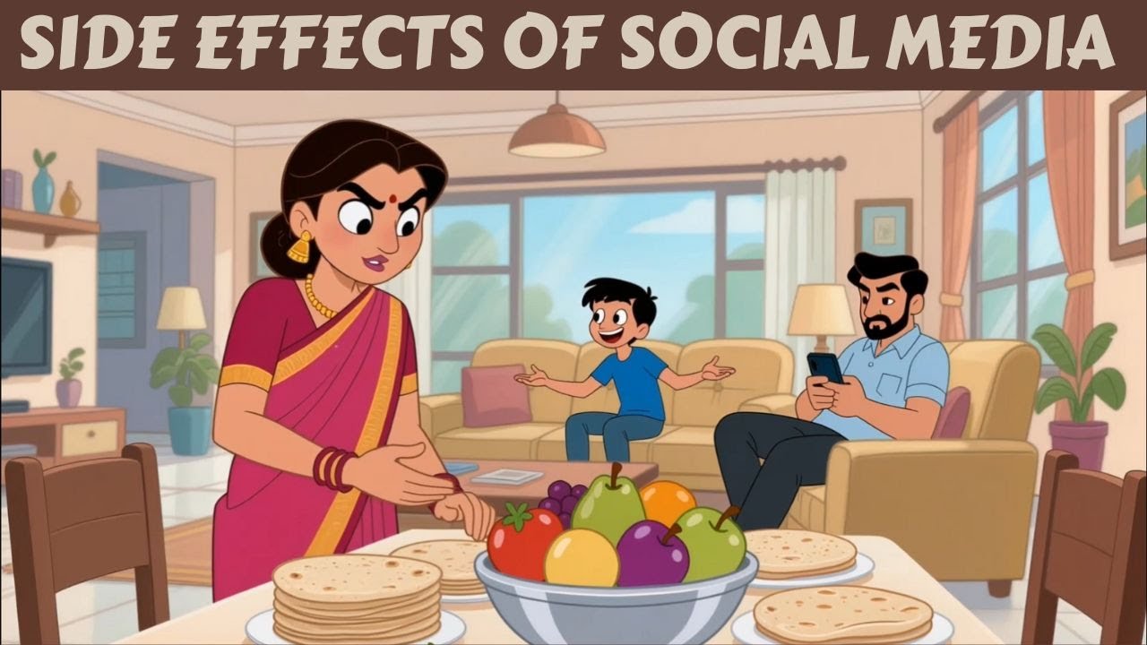 NAMATOON | Assamese Cartoon Video | Side Effects of Social Media | 