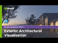 Exterior architectural visualization w arch viz artist  part 1 camera  lighting