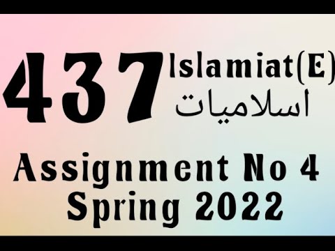 437 solved assignment spring 2022