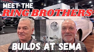 RING BROTHERS CARS AT SEMA MEET JIM AND MIKE RING