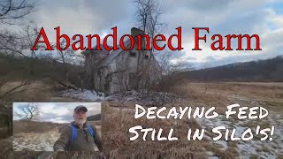 Exploring Abandoned Farm  Dairy Barn  Old Silos  Old Buildings