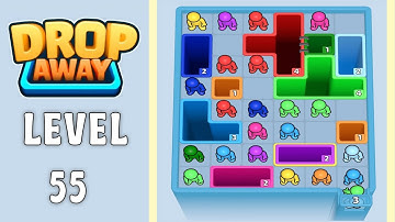 Drop Away level 55 walkthrough solution