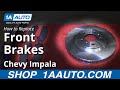 How To Replace Front Brakes 2006-12 Chevy Impala