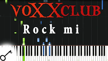 VoXXclub - Rock mi [Piano Tutorial] Synthesia | passkeypiano
