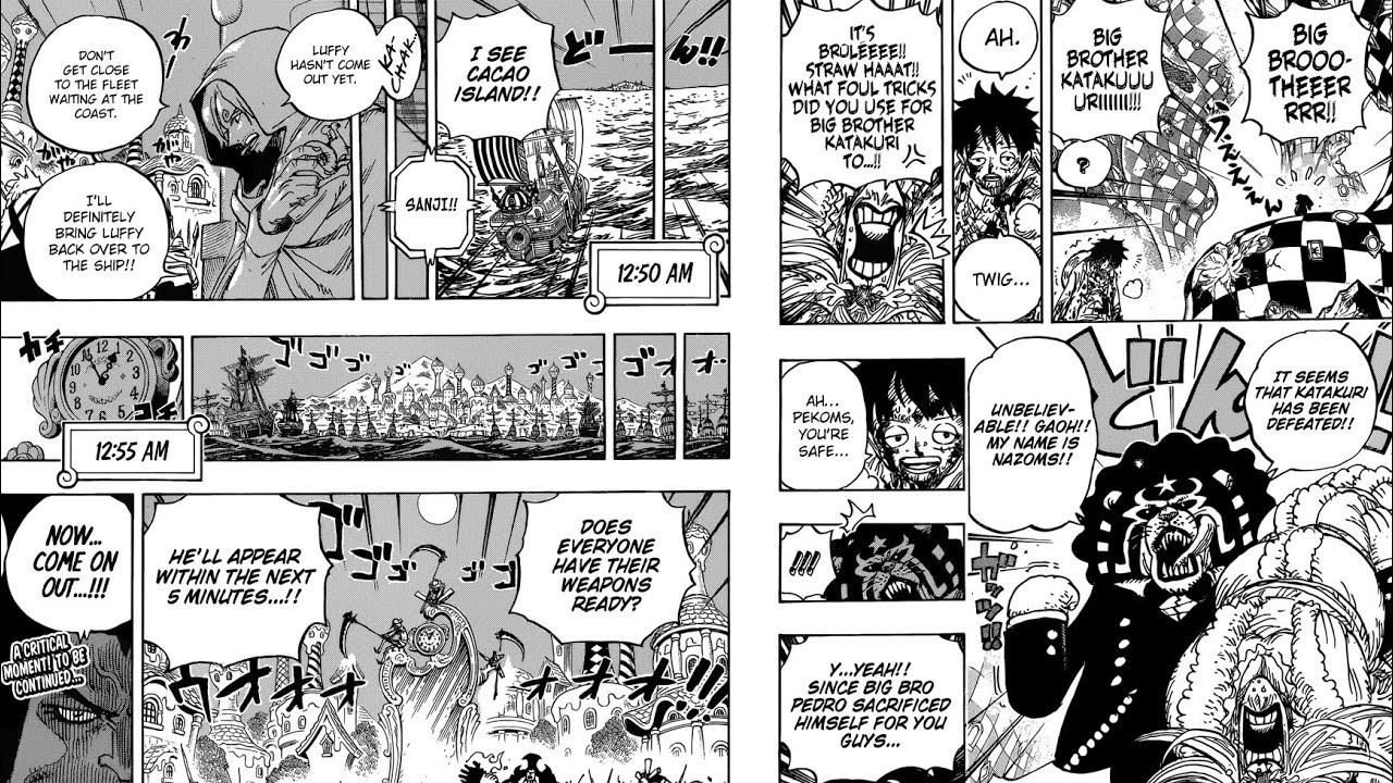 Manga Themes One Piece Manga Luffy Vs Katakuri 6