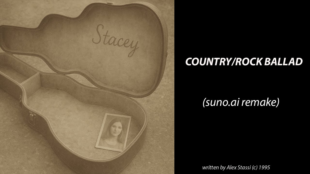 Stacey | Alex Stassi | Country/Rock Ballad (Lyric Video) - YouTube