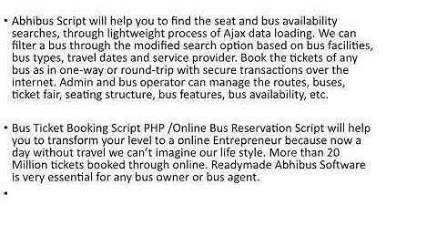 Abhibus Clone Script | Online Bus Booking Script