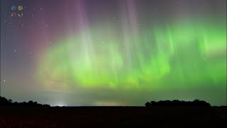 Vivid Auroras Borealis #northernlights Over Minnesota from Geomagnetic Storm