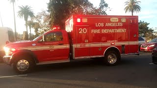 LAFD Rescue 20 Transporting