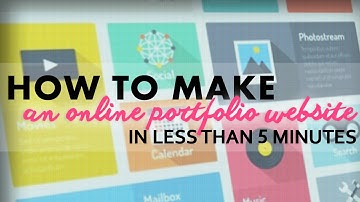 How to Make an Online Portfolio Website In Less Than 5 Minutes