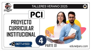 PCI | Proyecto Curricular Institucional | 01