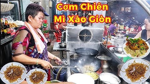 Quán cơm gà xối mỡ, mì xào giòn Người hoa 4 người bán thâu đêm ở Sài Gòn