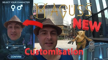 Maguss Character customisation and new features soon