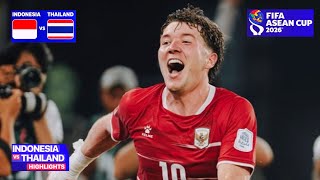 Full Match Indonesia vs Thailand (2-2) Full Highlight  Final Asean Cup 2026